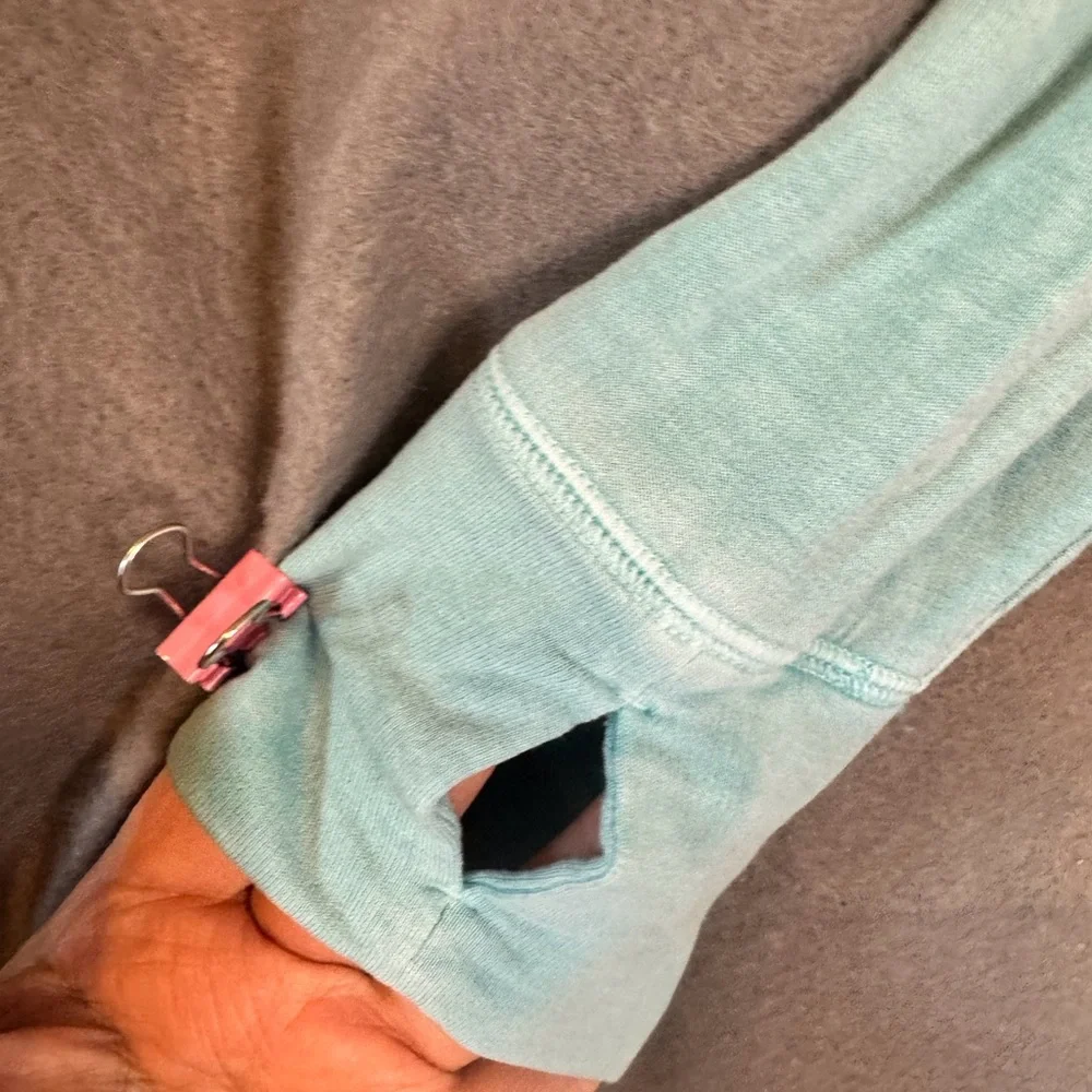 Women's Blue Long Sleeve Top - Picture 2 of 5